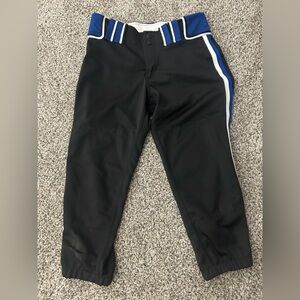 2 Pack Blue/Black/White Softball Pants
